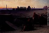 Frere Paintings - Ruines De Thebes (Haute-Egypte) by Charles Theodore Frere